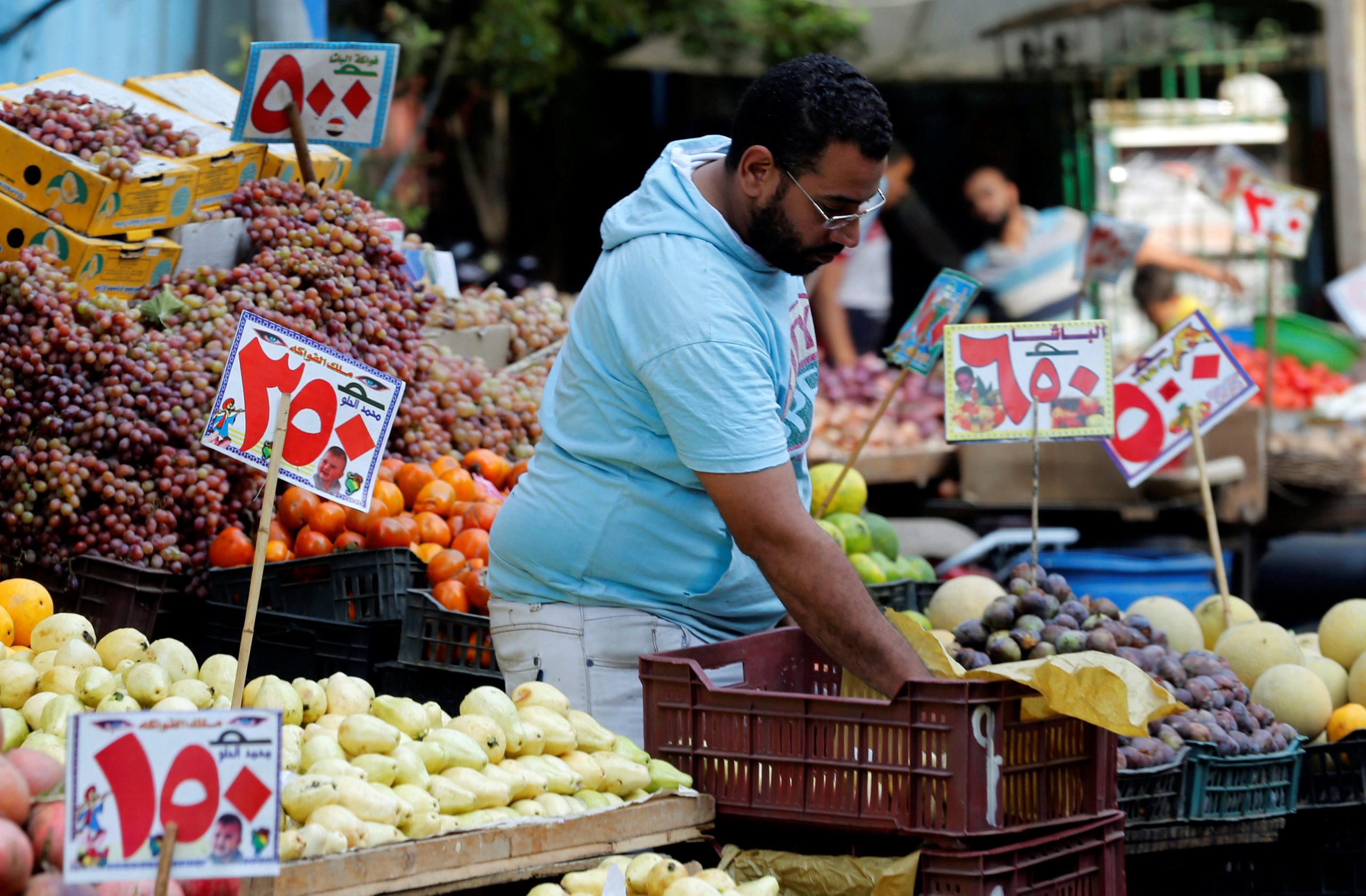 أحد الأسواق في مصر