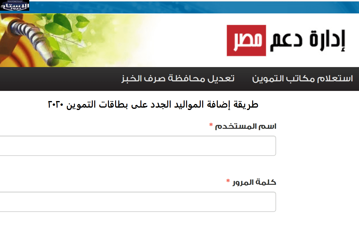 طريقة إضافة المواليد الجدد لبطاقة التموين من موقع دعم مصر: كيفية الدخول على موقع دعم مصر